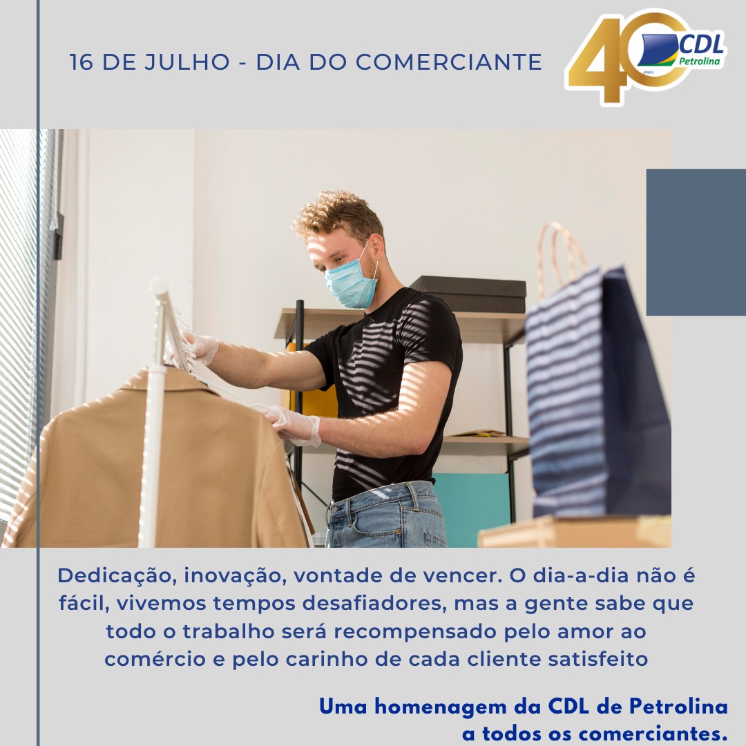 De Julho Dia Do Comerciante