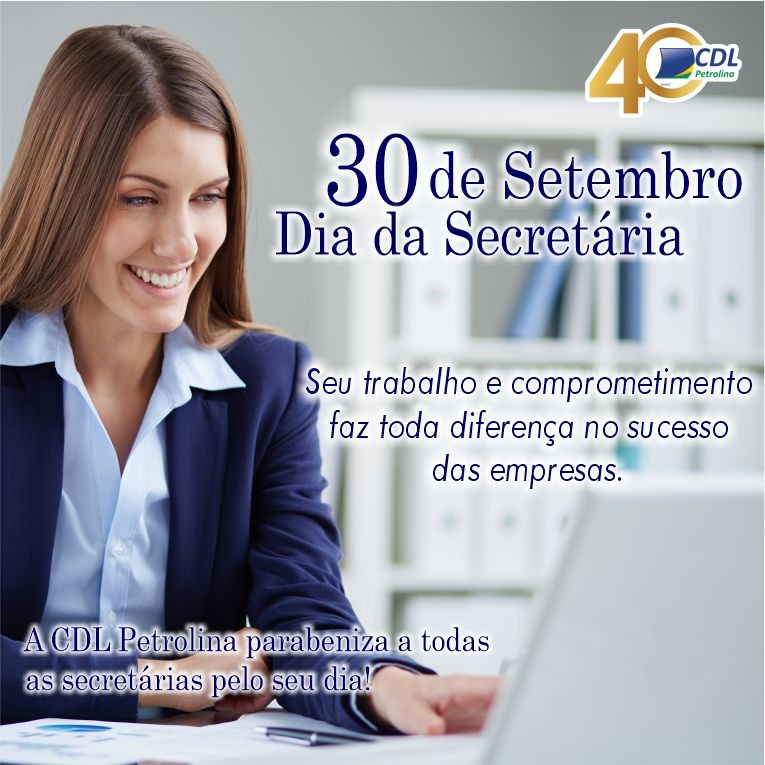 de setembro Dia da Secretária